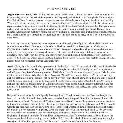 2014 04-07 Weekly News