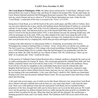 2013 11-11 Weekly News