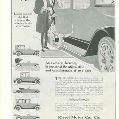 1916 advertisement for Kissel Motor