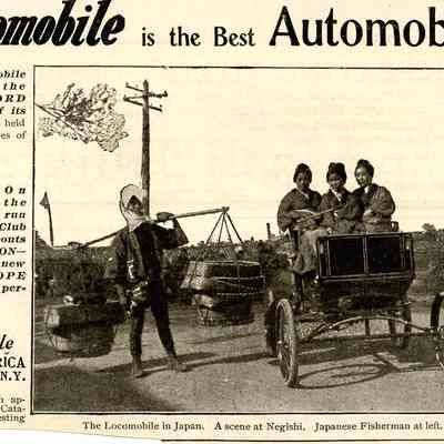 1902 Locomobile advertisement from July 1902 Scribner's Magazine