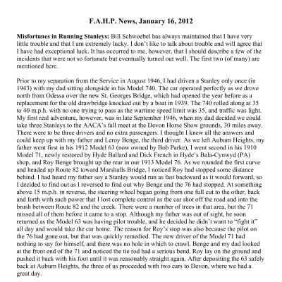 2012 01-16 Weekly News