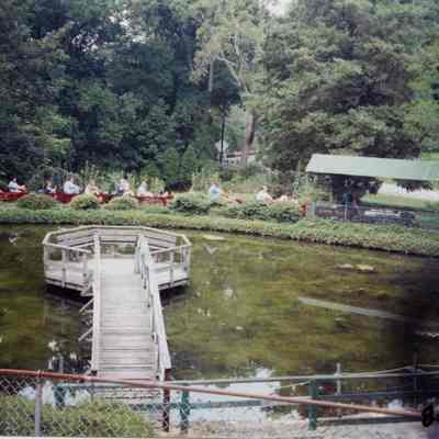 2000 - guest riding the steam train at Auburn Valley Railroad Day