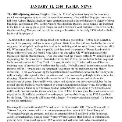 2010 01-11 Weekly News