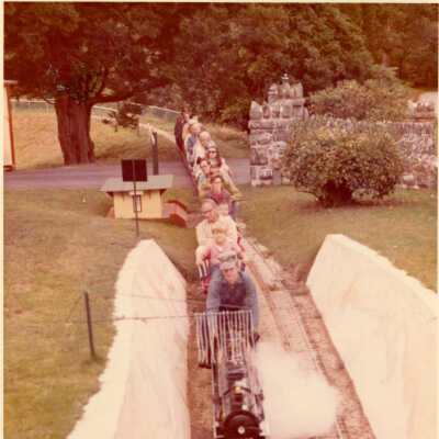Steam train at Magic Age of Steam