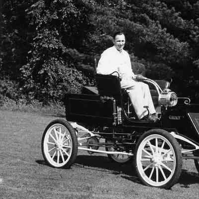 1955 Steam Car Meet - 1903 Grout with J Beun