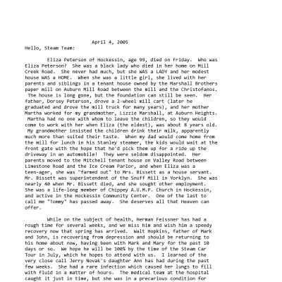 2005 04-04 Weekly News