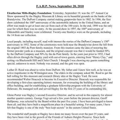 2010 09-20 Weekly News