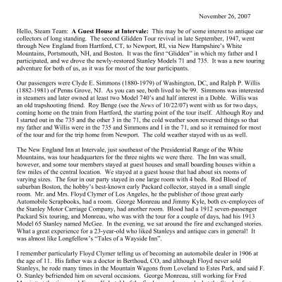 2007 11-26 Weekly News