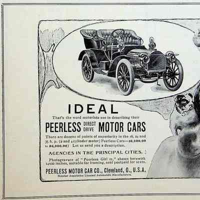 1903 advertisement for Peerless