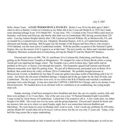 2007 07-09 Weekly News