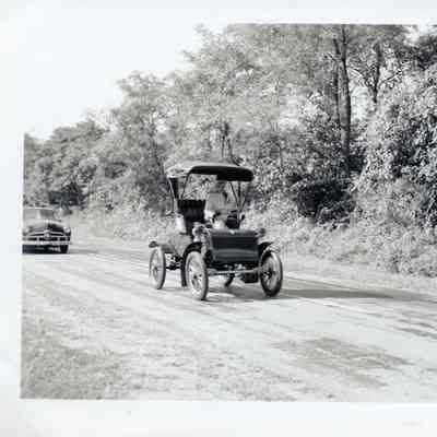 1949 Glidden Tour - J. H. Guest and his 1907 Knox near Richmond, VA