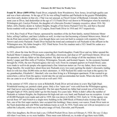 2017 02-20 Weekly News