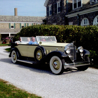 2016 Granoque Fall Meet - 1932 Packard driven by Jerry Novak