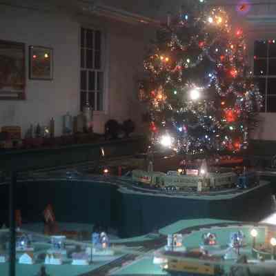 Christmas at Auburn Heights - Magic Age of Steam steam-powered tree and train exhibit, 1976