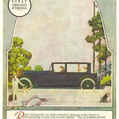 1920 advertisement for Rubay Carrosserie