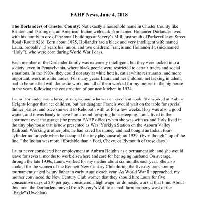 2018 06-04 Weekly News