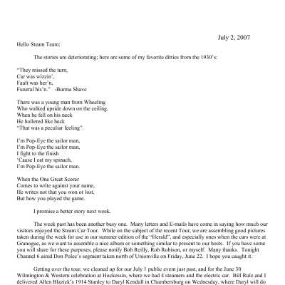 2007 07-02 Weekly News