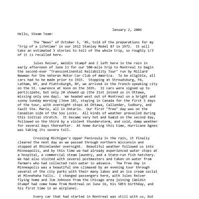 2006 01-02 Weekly News