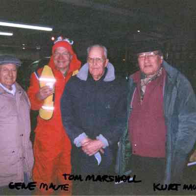 2000 - Joe Mosteller, Gene Maute, Thomas C. Marshall, Jr. and Kurt Maute at Old Fashioned Christmas