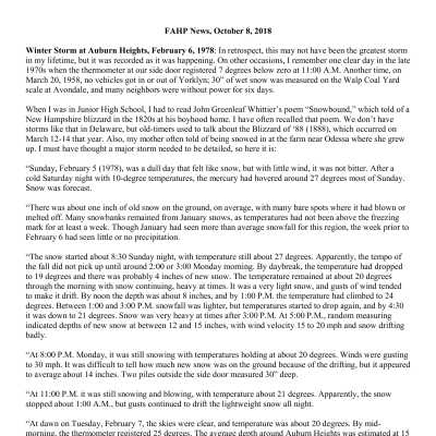 2018 10-08 Weekly News