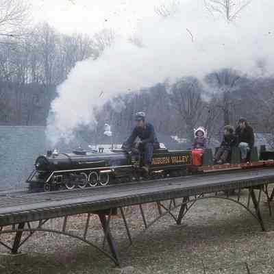 Christmas at Auburn Heights - Magic Age of Steam train ride, 1975
