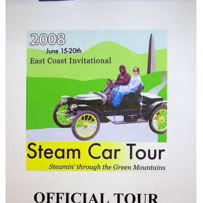 2008 Steam Car Tour (Green Mountains) tour book cover