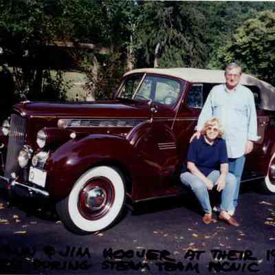 2002 - Rose Ann and Jim Hoover at the Steam Team picnic