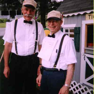 2005 - Jerry Novak and Emil Christofano at late summer Steamin' Day