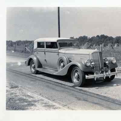 1949 Glidden Tour - Everett Dickenson and his 1934 Pierce Arrow