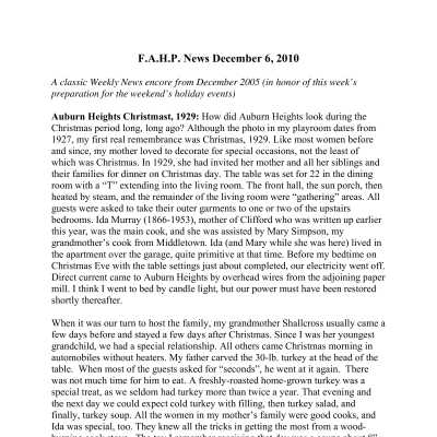 2010 12-06 Weekly News