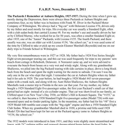 2011 12-05 Weekly News