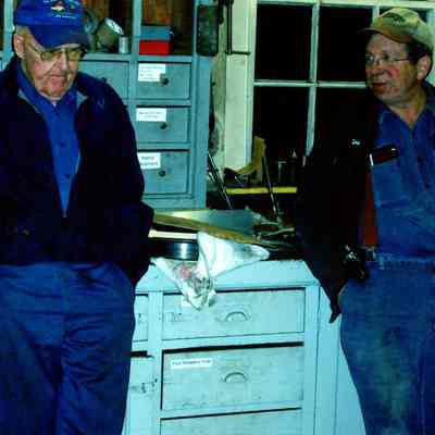 2007 - Thomas C. Marshall, Jr. and Lou Mandich at work session
