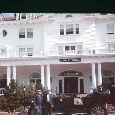 1972 Transcontinental Tour - Weldin Stumpf and Thomas C Marshall, Jr, at the Stanley Hotel in Estes Park, CO