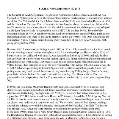 2011 09-19 Weekly News