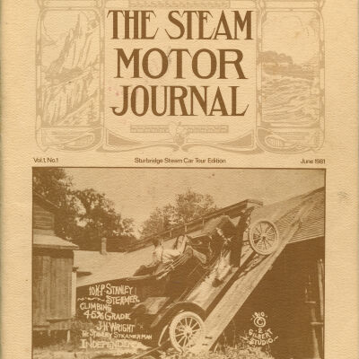 1981 Steam Car Tour tour book cover