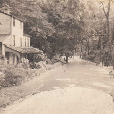 Flooding of Red Clay Creek, 1938