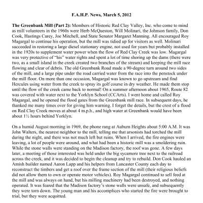 2012 03-05 Weekly News