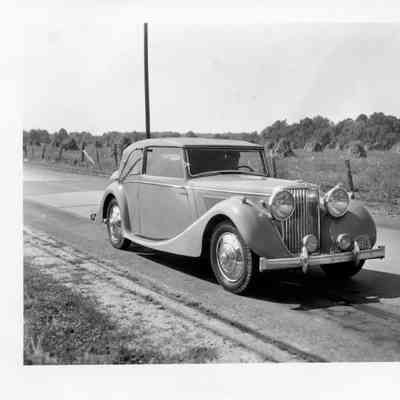 1949 Glidden Tour - car on tour