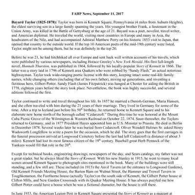 2017 09-11 Weekly News