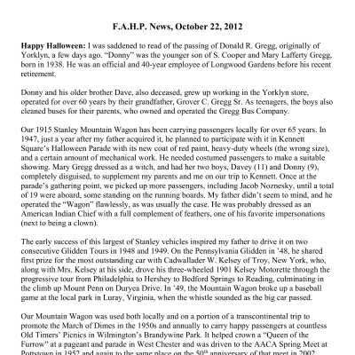 2012 10-22 Weekly News