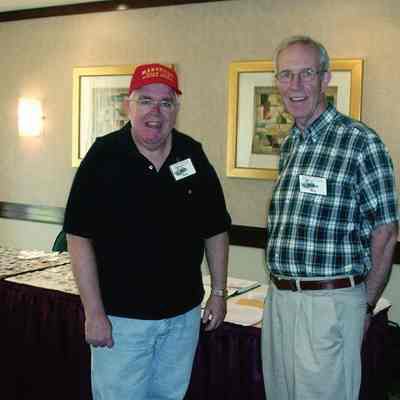 2007 - Bob Reilly and Michael May at registration for the Auburn Heights Steam Car Tour