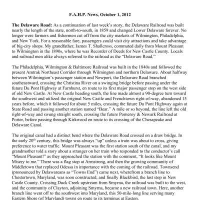 2012 10-01 Weekly News