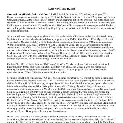 2016 05-16 Weekly News