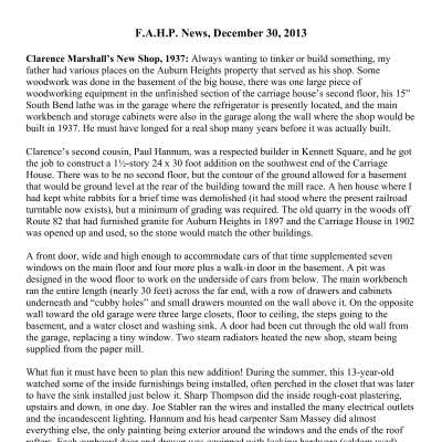 2013 12-30 Weekly News