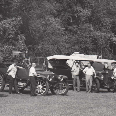 1970 Steam Car Tour - 1913 Stanley Model 76 and 1918 Stanley Model 735 at Edgewood, MD