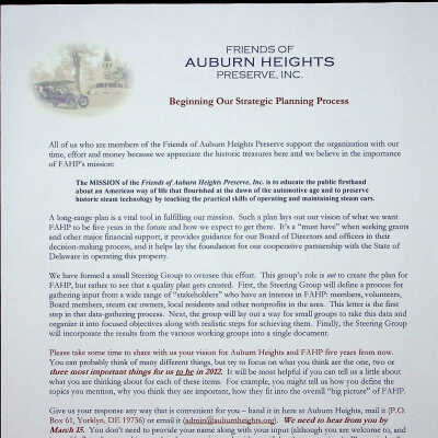 2007 Strategic planning survey letter