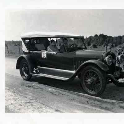 1949 Glidden Tour - Charles Jackson and passengers in a 1920 Mercer
