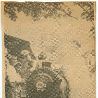 Steam Puffs from Engine in Yorklyn