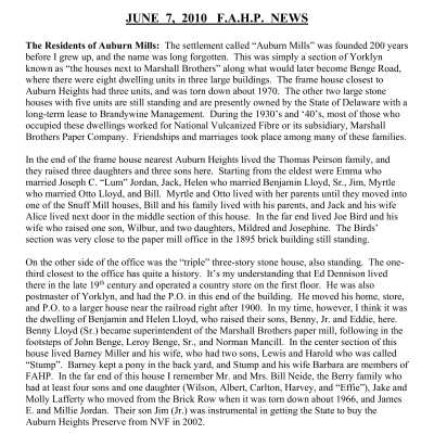 2010 06-07 Weekly News