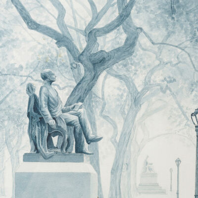 Statue of Fitz-Greene Halleck, Central Park